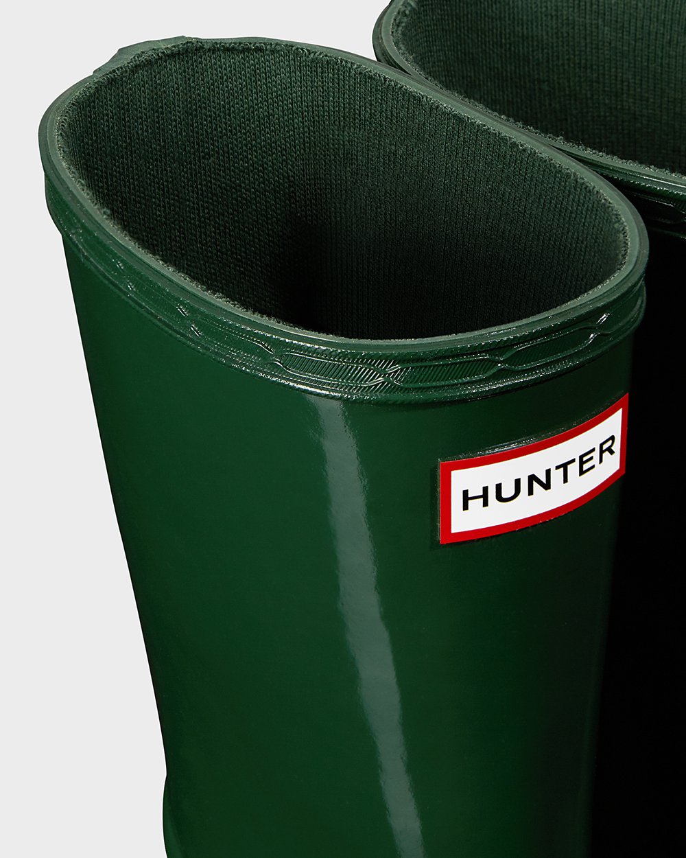 Kids Hunter Original First Classic Gloss | Rain Boots Green | NZ-82540-LCIE